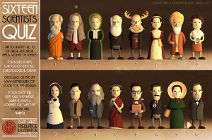 ¿Sabes quienes son estos 16 científicos?. Credit: Chay Hawes