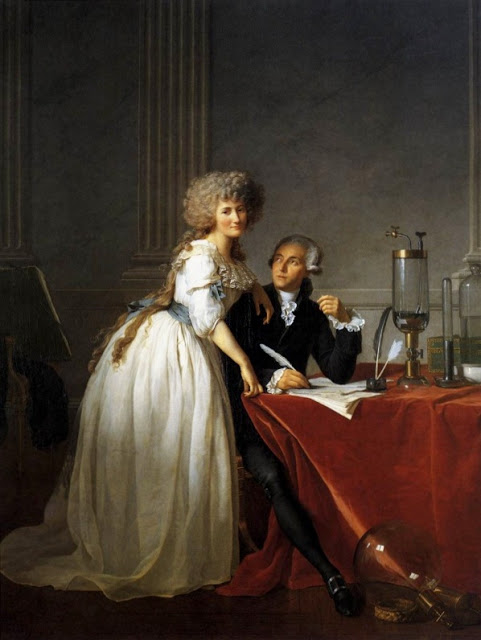Retrato de Monsieur y Madame de Lavoisier.Jacques Louis David. Credit:http://internationalportraitgallery.blogspot.com.es/  