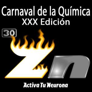 Logotipo de la XXX Edición del Carnaval de la Química. Credit: ACTIVA TU NEURONA