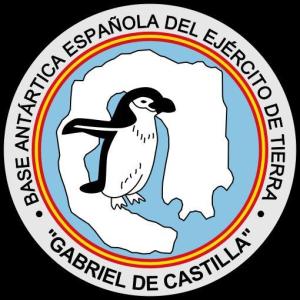 El emblema de la base antártica española "Gabriel de Castilla".