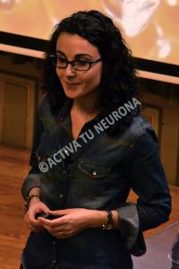 Marta Martín durante la conferencia. Foto: © Javier San Martín