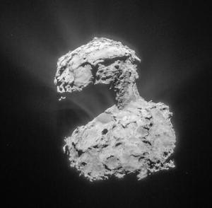 El cometa 67P. Credit: ESA/Rosetta/NAVCAM– CC BY-SA IGO 3.0
