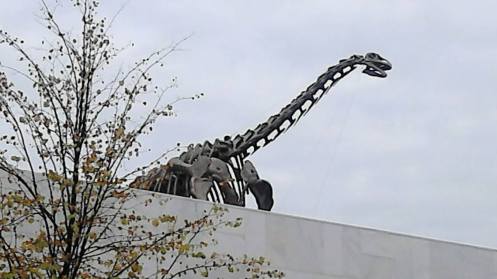 dinosaurio en Bilbao