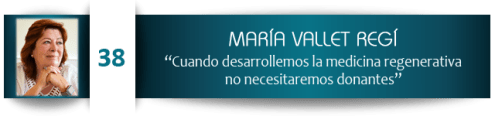 María Vallet-Regí “Cuando desarrollemos la medicina regenerativa no necesitaremos donantes”